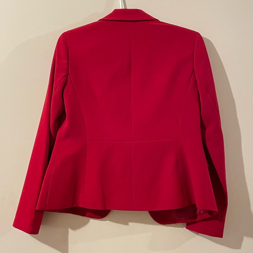 kasper petite red blazer jacket - Picture 2 of 6